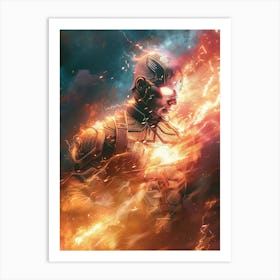 Captain America 48 Art Print