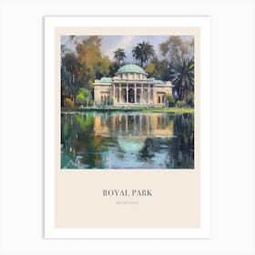 Royal Park Melbourne Australia 2 Vintage Cezanne Inspired Poster Art Print