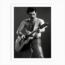 Photo Of Freddie Mercury And Queen Art Print