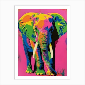 Elephant - Pop Art Art Print