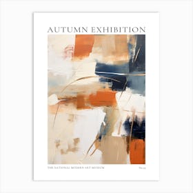Autumn Exhibition Modern Abstract Poster 25 Art Print