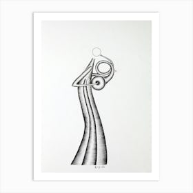 French Horn Player Art Print