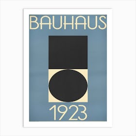 bauhaus exhibition art1919 print Art Print