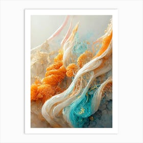 Autumn Blues Art Print