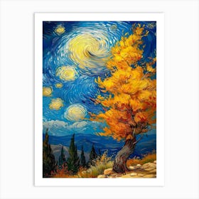 Starry Night 1 Art Print