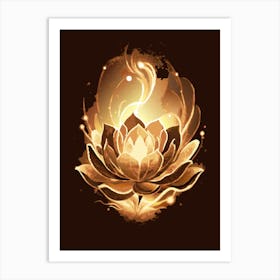 Lotus Flower 4 Art Print