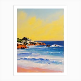 Cala Goloritzé 2, Sardinia, Italy Bright Abstract Art Print