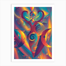 Psychedelic Art 58 Art Print