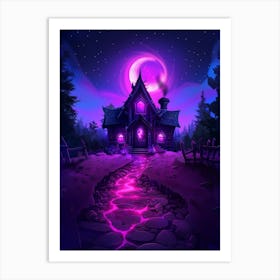 Haunted House Art Print