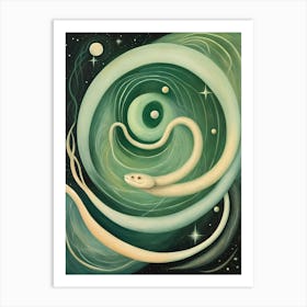 Cosmic Snake Art Print