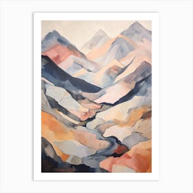 Mount Hayes Usa 2 Mountain Painting Art Print