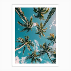 Palm Trees In The Sky 2 Art Print