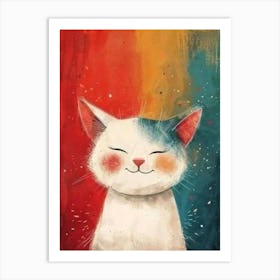 Cat Painting 1 Art Print