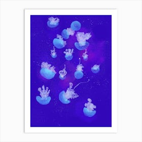 Mystical Jellyfish Art Print