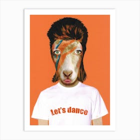 Let'S Dance Goat Art Print
