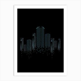 City Skyline Art Print