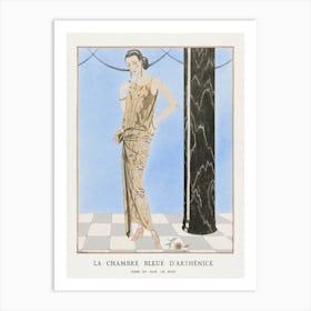 La Chambre Bleue D Arthénice Robe Du Soir, De Beer (1923), 1 George Barbier Art Print