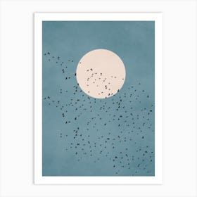 Moon in the Sky 2 Art Print