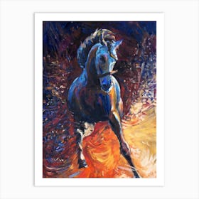 Horse Galloping Art Print