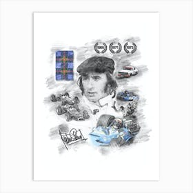 Jackie Stewart Art Print