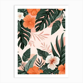 Tropical Background 17 Art Print