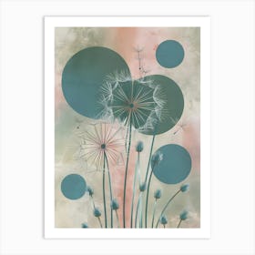 A Gentle Reminder: Dandelion Seeds as a Symbol of Hope and Renewal Art Print