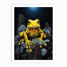 Golden Poison Frog Realistic 2 Art Print