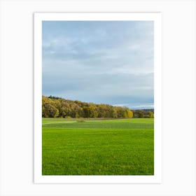 Field In Autumn Art Print