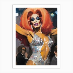 70s NY Drag Queen Art Print