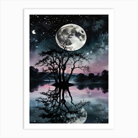 Full Moon 1 Art Print