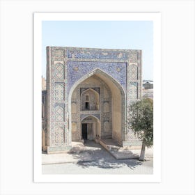 Islamic Building In Uzbekistan Art Print
