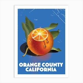 Orange County California Art Print