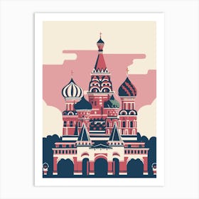 Moscow Cathedral Art Print