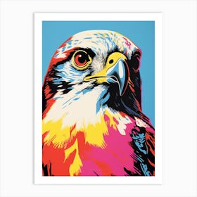 Andy Warhol Style Bird Falcon 5 Art Print