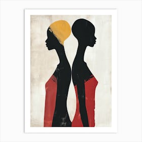 Two Women |The African Woman Series Art Print