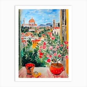 Florence From The Window Art Print