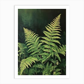 Tassel Fern Painting 3 Art Print