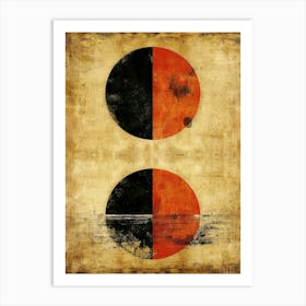 'Two Circles' Art Print