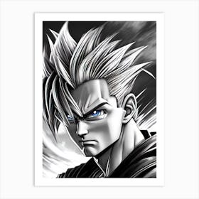 Dragon Ball Z Wallpaper 7 Art Print