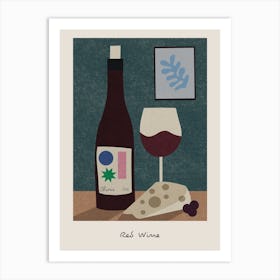 The Red Wine Art Print