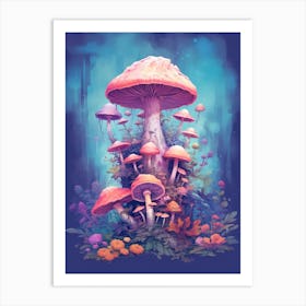 Mushroom Fantasy 11 Art Print