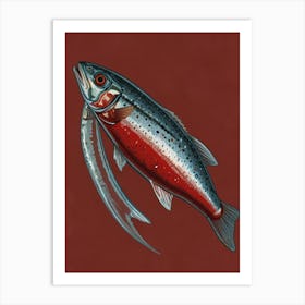 Trout Art Print