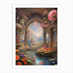 Lily Garden Art Print