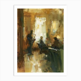 Saxophone Players 1 Art Print