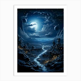 Night In The City 2 Art Print