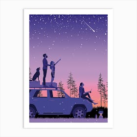 Summer Family Trip Art Print