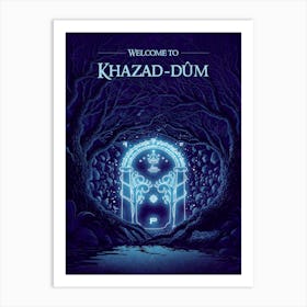 Khazad-Dum - Lord of the Rings Art Print