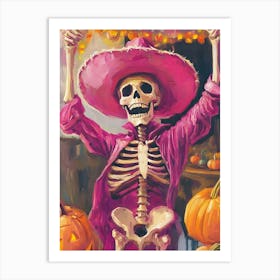 Day Of The Dead Skeleton 8 Art Print