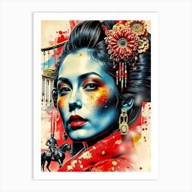 Geisha 5 Art Print