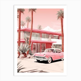 Pink Miami Kitsch 2 Art Print